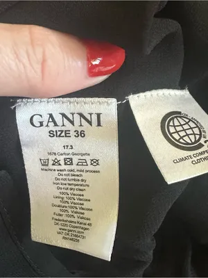 Ganni Carlton Georgette Dress | 36 thumbnail 6