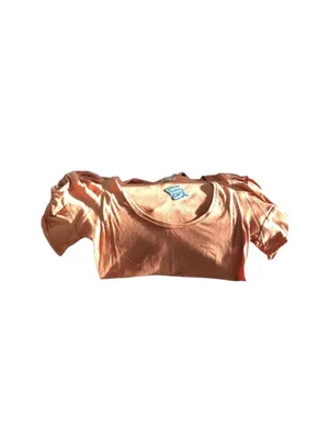 Free People Ava Puff-Sleeve Bodysuit Size M Pink Cinnamon thumbnail 4
