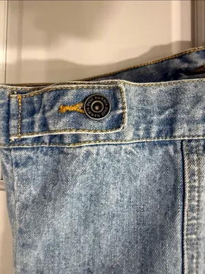 PHD Womens Denim Vest Jean Vest Distressed Light Wash 100% Cotton Size MEDIUM thumbnail 8