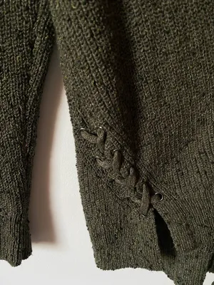 American Eagle knit green oversized sweater cardigan thumbnail 3