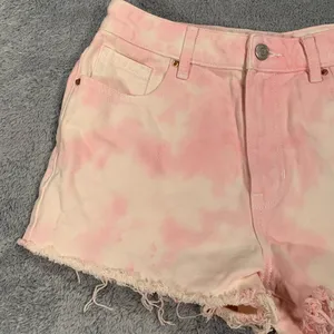 PacSun high rise festival Pink Tie-Dye Jean Shorts thumbnail 2