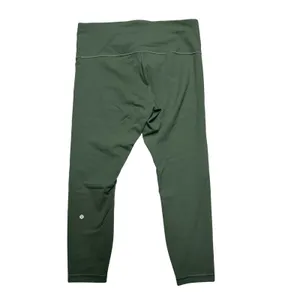 Lululemon Wunder Train‎ Ribbed High-Rise Legging 25" Grey Eucalyptus Size 14 thumbnail 5