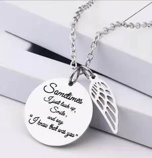 Boutique I Know That Was You, Grief Gift, Lost Loved One Gift, Daily Reminder, Funeral Gift, Loss Necklace, Gift To Friend, Gift To Family thumbnail 7