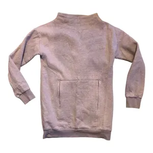Gymshark womens small pink mauve tunic sweatshirt mock neck pullover yoga thumbnail 2