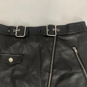Forever 21 Women's Faux Black Leather Mini Skirt Size Small thumbnail 3