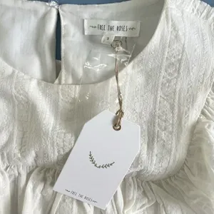Free‎ The Roses Ruffle Dress Lace White Cottage Core Prairie Mini NWT Size Small thumbnail 5