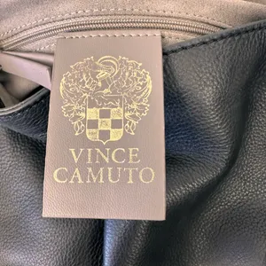 Vince Camuto Crossbody Women's Leather Black Bag Shoulder Purse Classic Pebbled thumbnail 4