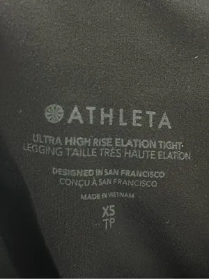 Athleta ultra high rise elation leggings black XS thumbnail 10