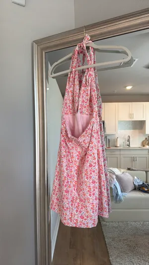 Ouah Studios Pink Floral Dress Size M - Fits Like an XS thumbnail 4