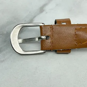 Brown Rope Braided Woven Faux Leather Trim Belt Size XS Womens thumbnail 8