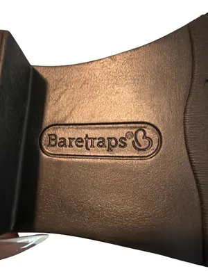 Baretraps Yvonna Black Faux Leather Riding Boots Size Zipper Wide Calf Size 9.5 thumbnail 7