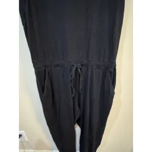 Pact Black‎ Organic Cotton All Day Easy Boho Resort Overall Jumpsuit Size Large thumbnail 4