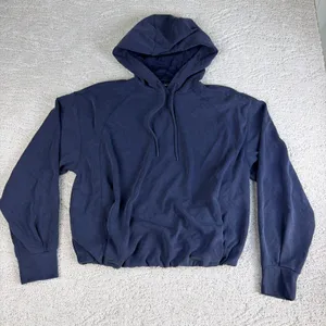 Women's Athleta Size XS Coastal Luxe Recover Sweatshirt Hoodie Oversized Crop thumbnail 1