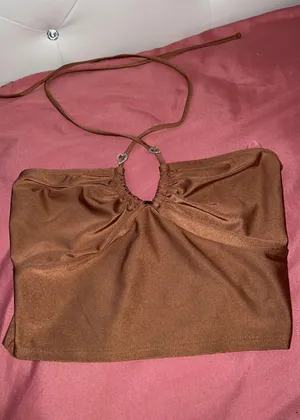 Crop Top Brown Size M thumbnail 1