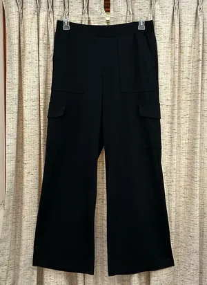 Lou & Grey Heavyweight Luvstretch Wide Leg Cargo Pants thumbnail 1