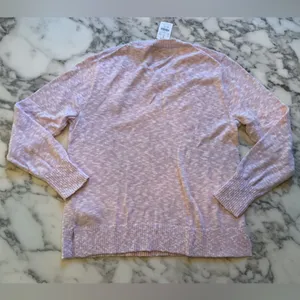 NWT J Crew Women's Lilac Purple Beach Sweater Crew Pullover Coastal Casual S thumbnail 7
