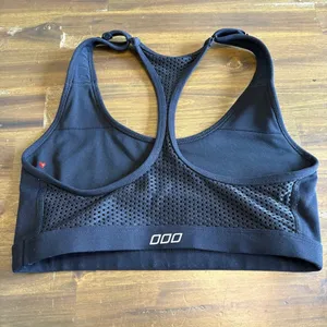 Lorna Jane Black Adjustable Sports Bra Small Mesh Not Padded Active thumbnail 2