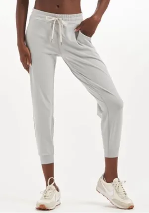 Vuori lux ribbed performance joggers in Grey thumbnail 1