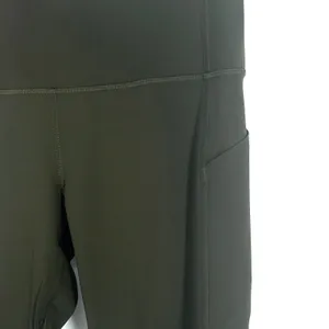 Lululemon Running Leggings Womens 10 Capri Crop Pace Revival High Rise 22" Green thumbnail 6
