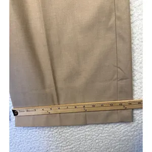 Madewell Pants Womens 8 Beige‎ Pleated Wide Leg High Rise Dress Twill Workwear thumbnail 9