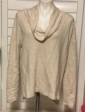 GAP Cream Cowl Neck Women's Sweater thumbnail 1