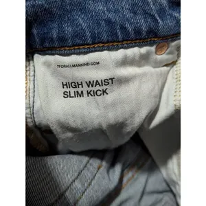 7 for all mankind high-waist slim kick jeans size 24 thumbnail 9