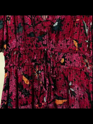 Ulla Johnson Thelma Tiered Puff-Sleeve Midi Dress Size 6 thumbnail 4
