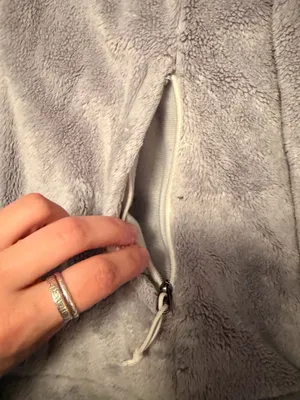 The North Face Gray Osito-Style Fleece Jacket thumbnail 2