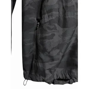 Vuori Outdoor Trainer Shell Hoodie Jacket‎ Black/Gray Camo Women's Size Medium thumbnail 8