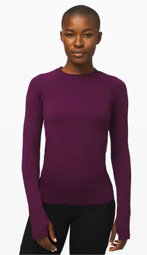 Lululemon Ribbed Rest Less Pullover Long Sleeve size 6 thumbnail 1