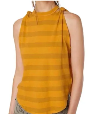 We The Free Free People Twist Sleeveless Tank Top Tangerine Orange - Size - Medium - NWT thumbnail 1