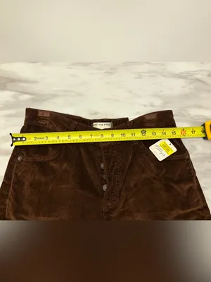 Free People We The Free Deep Trance Corduroy Boyfriend Pants 26 NWT thumbnail 7