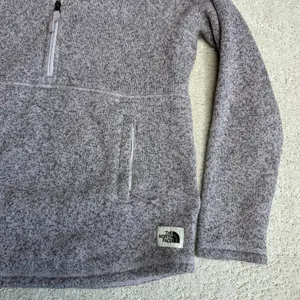 Women's‎ The North Face Small Purple 1/4 Zip Hoodie Sweatshirt thumbnail 2