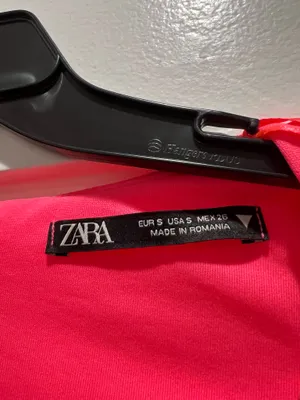 Zara pink long sleeve mini dress in a S #mini #longsleeve thumbnail 2