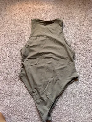 Zara Nude Tank Bodysuit thumbnail 5