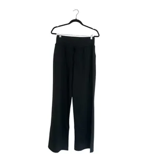 Spanx NWT $148 SPANXsmooth™ SoftStretch Wide Leg Pant color:Essex Green Heather Large thumbnail 8