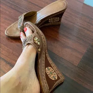 Cute wedge heels Brown Size 9 thumbnail 3