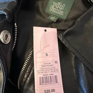 Wild Fable Women’s Black Zipper/Snap Jacket Size S NWT thumbnail 6