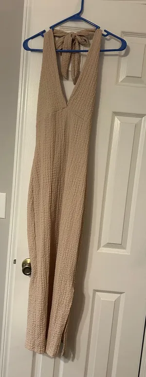 Maxi Dress Tan Size L thumbnail 1