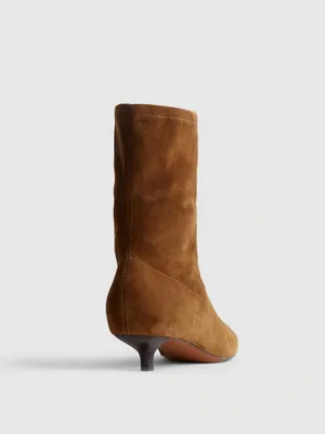 Madewell The Ciel Glove Ankle Boot in Warm Chestnut Brown Size 6.5 thumbnail 3