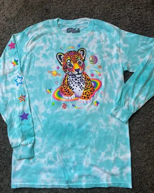 XOXO Lisa Frank Tie Dye T Shirt Size S thumbnail 1