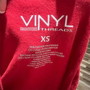Vinyl Threads Tank Dress Womens XS Red Mini Racerback Star Side Stripe thumbnail 3