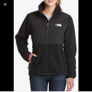 North face black fleece zip up thumbnail 2