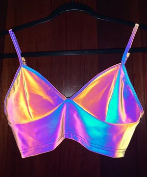 Reflective Crop Top Size M thumbnail 3