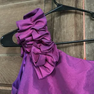 hailey Logan by Adrianna Papell juniors cocktail dress purple Size Small 3-4‎ thumbnail 2