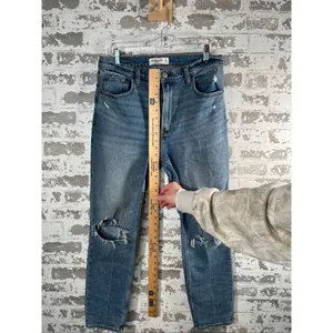 Abercrombie & Fitch | women distressed skinny high-rise denim jeans thumbnail 5