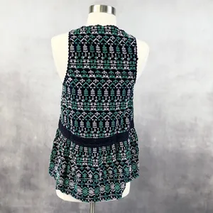 Maeve‎ Women Sleeveless Top XS Boho Indie Festival Cottage Dainty Artsy Coquette thumbnail 2