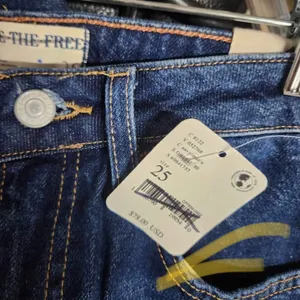 Free People We The Free Pacifica Straight-Leg Jeans Size 25. B20 thumbnail 5