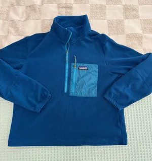 Patagonia‎ Microdini 1/2-Zip Pullover in Lagom Blue thumbnail 1