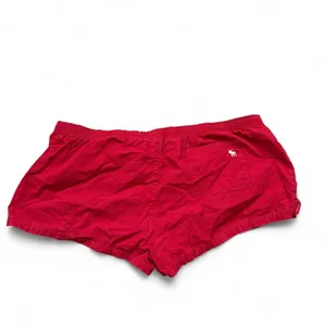 Abercrombie & Fitch Y2K 2000s Vintage Micro Mini Low Rise Booty Bimbo Red Shorts Trendy Elastic Waist PJ Pajama Lounge Boxer Pyjama Hot Pants #Preppy #Summer #Cottagecore #Fairy Bloquette #Summer Sz M Measurement in pics thumbnail 4